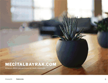 Tablet Screenshot of mecitalbayrak.com